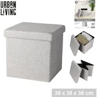 Urban Living Kube 'pellavainen' kokoontaitettava säilytysrahi