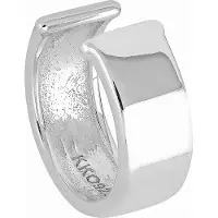 Lykken Casuals sileät earcuff-korvakorut hopea 9.5 mm