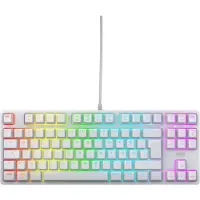 Cherry K4V2 TKL, Langallinen, USB, Mekaaninen, QWERTZ, RGB LED, Valkoinen (CX-K4V2-RGB-TKL-WH-R-GER)