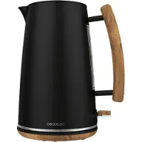 Cecotec Bouilloire ThermoSense 400 Musta Puu