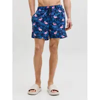 Jack & Jones Jpstmaui Vibes Novelty Aop Swim Short Sn - Blue - L