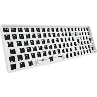 Sharkoon SGK50 S2, 96%, Langallinen, USB, QWERTZ, RGB LED, Valkoinen (4044951040780)
