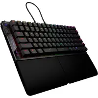 Asus ROG Falcata, Langallinen & langaton, USB + RF Wireless + Bluetooth, Magnetic-mechanical key switch, QWERTZ, RGB LED, Musta (90MP043H-BKDA20)