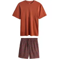 Next Lyhyt pyjama tummansininen / kupari