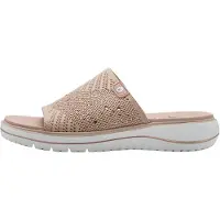Jana Korkeapohjaiset sandaalit - - Coshy - Beige - Liukuvat (elastinen) - Päällinen tekstiili