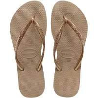 Havaianas Slim Flip Flops Rose Gold Rose Gold 31-32 EU Beige 31-32 Tytöt