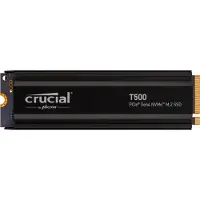 Crucial 4TB T500 with Heatsink, PCIe Gen4 NVMe M.2 SSD-levy, M.2 2280, 6900/7000 MB/s