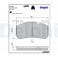 Delphi Jarrupalasarja LP3626, edessä