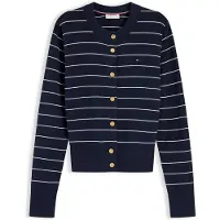 Tommy Hilfiger Full Needle Stitch Cardigan - Navy - S