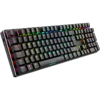 Sharkoon SKILLER SGK36W, Täysikokoinen (100 %), Langaton, Langaton RF, Mekaaninen, QWERTZ, RGB LED (4044951040483)