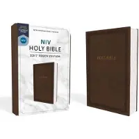 Zondervan NIV, Holy Bible, Soft Touch Edition, Imitation Leather, Brown, Comfort Print