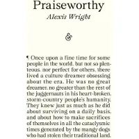 Praiseworthy