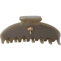 Fan Palm Hair clips Hair Clips Grey