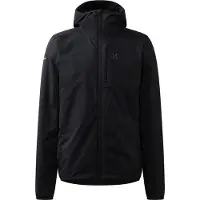 Haglöfs Men's L.I.M Mimic Barrier Hood True Black Synteettiset välitakit XL