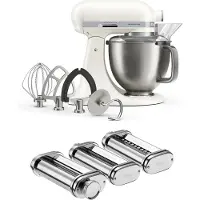 KitchenAid Artisan Plus yleiskone pastasetillä 4,7 litraa, porcelain white