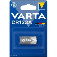 Varta -CR123A, Kertakäyttöinen akku, CR123A, Litium, 3 V, 1 kpl, 1430 mAh (06205301401)