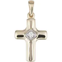 Kohinoor riipus risti zirkonia 123-8276