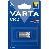 Varta -CR2, Kertakäyttöinen akku, CR2, Litium, 3 V, 1 kpl, 880 mAh (06206301401)