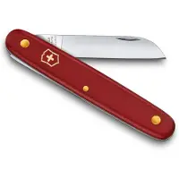 Victorinox Floral knife Left-handed 3.9450.B1 red