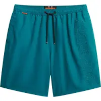 Superdry for man. M3010246A Premium green embroidered swimming costume (L), Beachwear, Recycled Polister, Sustainable