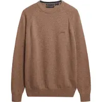 Superdry Wool Blend Jumper - Brown - XL