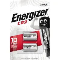 Energizer CR2 3.0V, Kertakäyttöinen akku, Litium, 3 V, 2 kpl, 800 mAh, Monivärinen (E301029600)