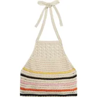Superdry Crop Halter Crochet Hihaton Toppi