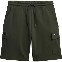Superdry for man. M7110470A Cargo Tech green shorts (M), Casual, Cotton