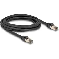 DeLOCK – RJ45 Network Cable Cat.6A U/FTP ultra flexible with inner metal jacket 3 m black (80242)