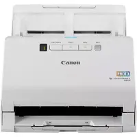 Canon RS40, 600 x 600 DPI, 40 ppm, 30 ppm, Mustavalkoinen, Yksivärinen, Arkkisyöttöskanneri, Valkoinen (5209C003)