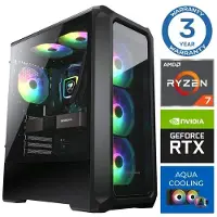 INTOP Tietokone AQUA Ryzen 7 8700F 64GB DDR5 1TB SSD M.2 NVME RTX5060 8GB no-OS
