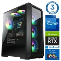 INTOP Tietokone AQUA i7-14700F 16GB DDR5 500SSD M.2 NVME RTX5060Ti 16GB WIN11Pro