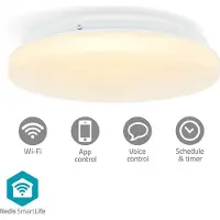 Nedis 26 cm RGB Wi-Fi kattovalaisin
