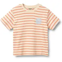 Wheat Jay T-paita, Orange Stripe, 110