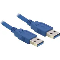 DeLOCK – Cable USB 3.0 Type-A male to USB 3.0 Type-A male, 1m, blue (82534)