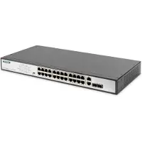 Digitus FAST ETHERNET POE SWITCH 24-PORT POE + 2 COMBO, 370W POE BUDGET (DN-95343)