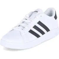 Adidas Urheilukengät 'Grand Court' musta / valkoinen