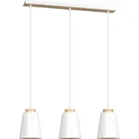 Emibig Bolero riippuvalaisin 66cm 3xE27 valkoinen