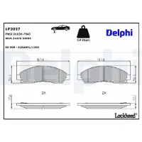 Delphi Jarrupalasarja LP2037, edessä