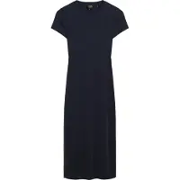 Superdry for woman. W8011613A Navy midi shirt dress (M), Casual, Viscose, Short sleeve