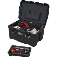 Keter Työkalupakit - - Stack'N'Roll - 3 kpl - 150L - Hartsia - Musta/Punainen