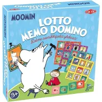 Tactic Muumi Lotto, Memo, Domino 3-in-1 lautapeli, suomenkielinen