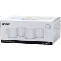 Cricut mug -keraaminen muki, valkoinen, 295ml (4 kpl)