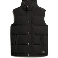 Superdry for man. M5012151A Hoodless waistcoat Everest black (S), Casual, Sustainable, Recycled nylon