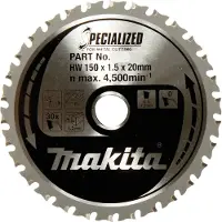 Makita B-47036 Z-32 150mm pyörösahanterä metallille