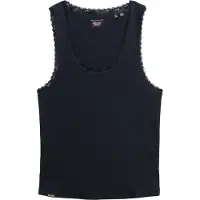 Superdry Vintage Lace Trim Hihaton T-paita