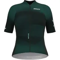 Bioracer Icon -lyhythihainen pyöräilypaita emerald green naiset