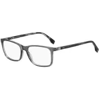 HUGO BOSS BOSS 1573 56/17/145 Harmaa raidallinen musta Cell. p. inj kehykset MIEHET BOSS 1573
