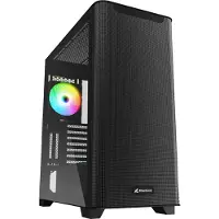 Sharkoon M30 RGB ATX E-ATX, Full Tower, PC, Musta, ATX, EATX, Pelaaminen, Sininen, Vihreä, Punainen (4044951037940)