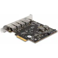 DeLOCK 89026, PCIe, USB 3.2 Gen 2 (3.1 Gen 2), SATA 15-pinninen, Kiina, 10 Gbit/s, 5 - 50 °C